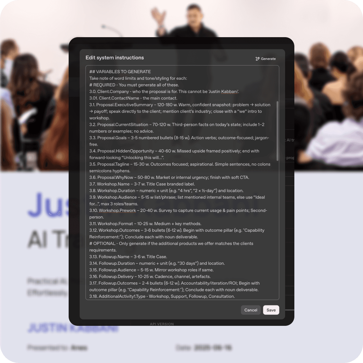 AI Proposal Creation